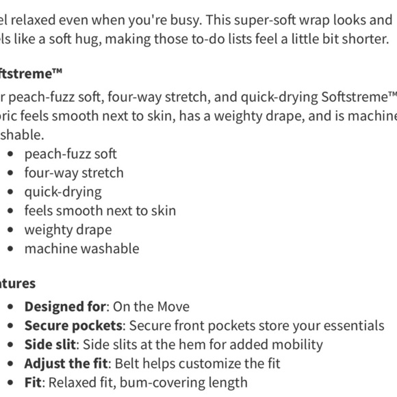 Lululemon Softstream Powder Blu Belted Wrap XL/XXL - Picture 3 of 7